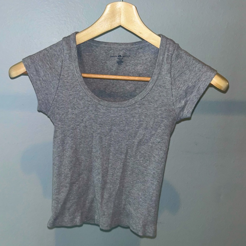 Grey Brandy Melville crop top